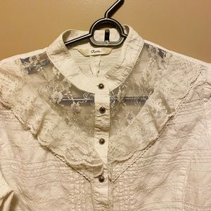 White Lace Blouse